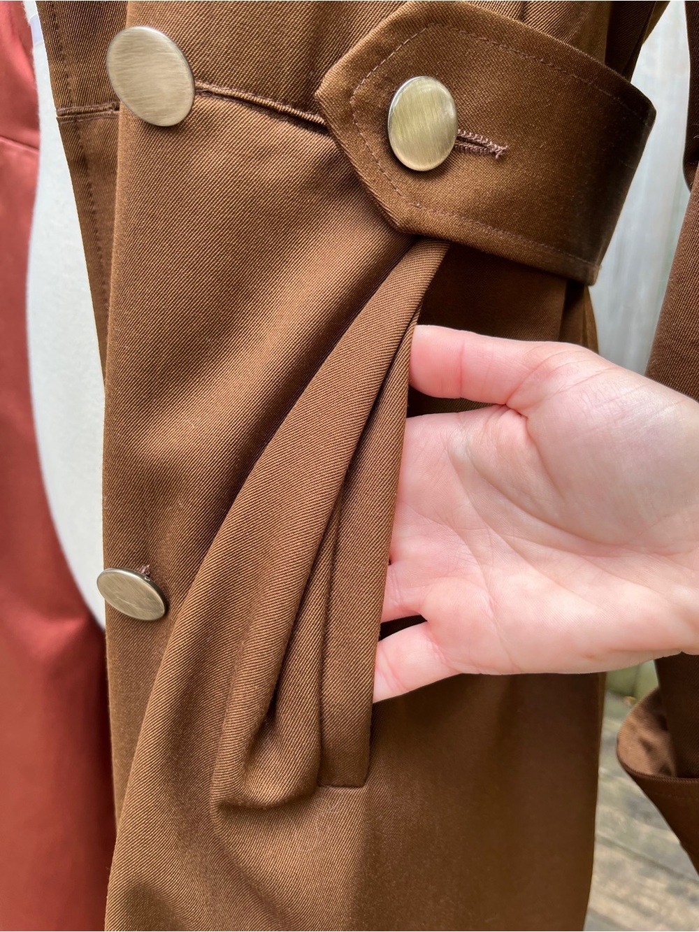 Vintage Hilary Radley Virgin Wool Russian Coat 4 - Picture 10 of 17